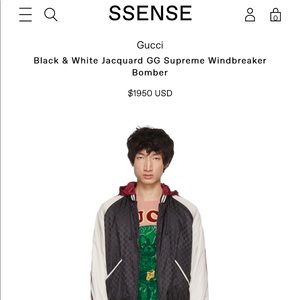 Gucci GG Supreme Bomber